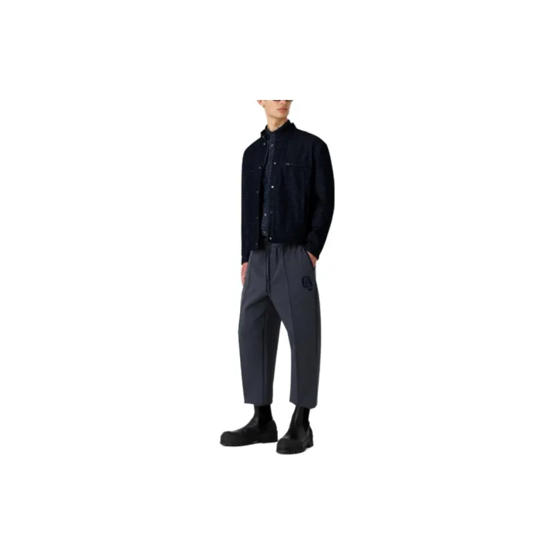 EMPORIO ARMANI Shirt Men's Denim Blue-3