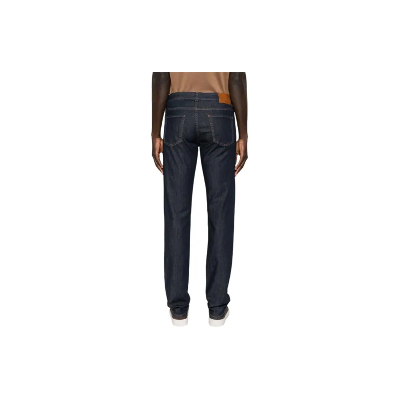 Canali Slim cut Denim Pants-2