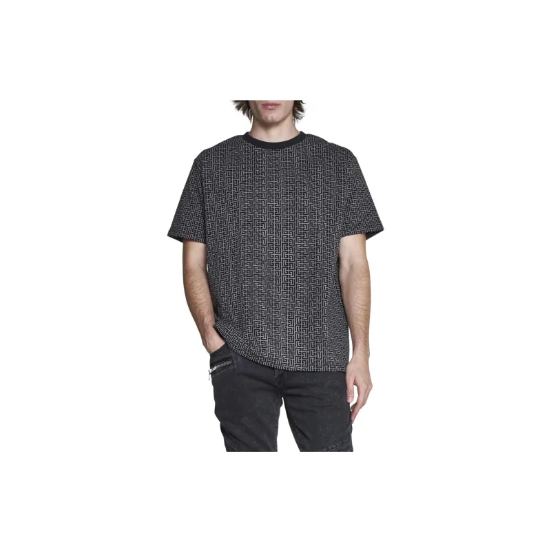 BALMAIN T-Shirts Men Dark Gray-3