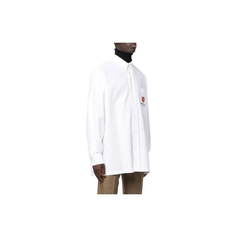 KENZO Shirts Men White-2