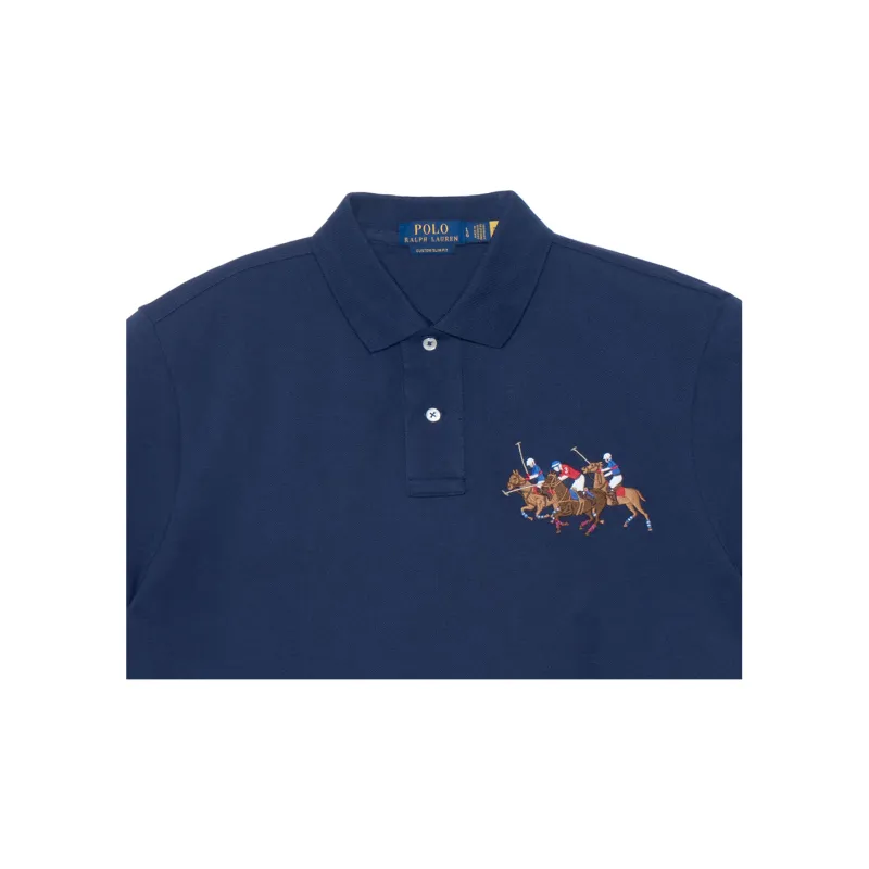 Polo Ralph Lauren SS22 Polo Shirt Men's Marine Blue-5