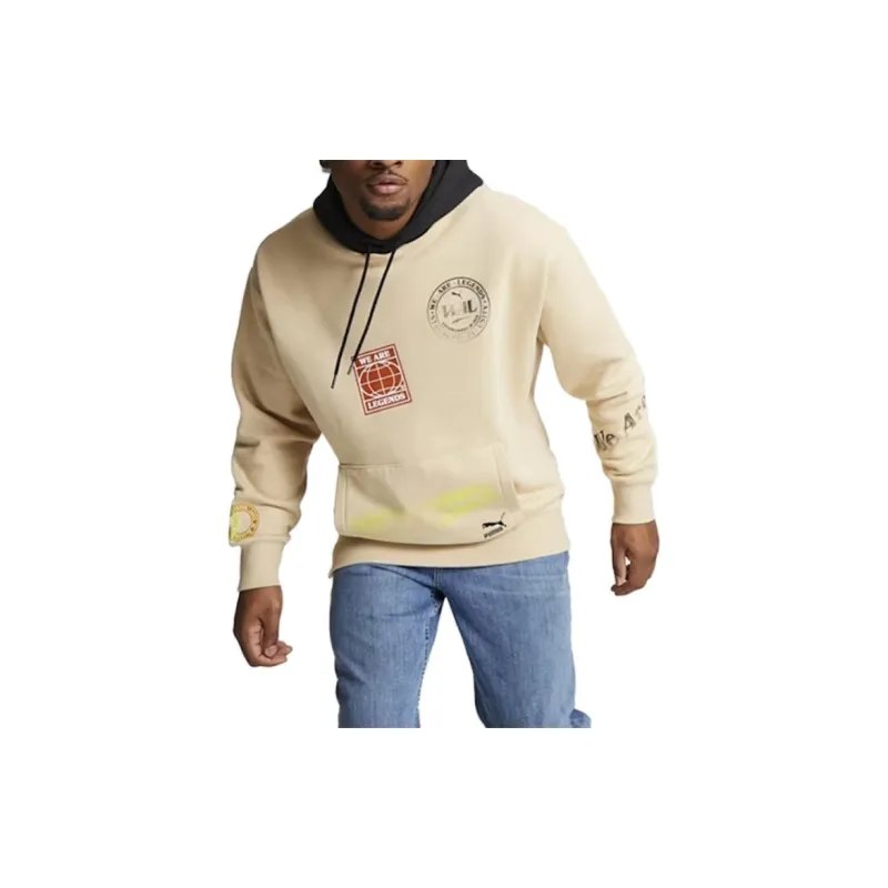 PUMA We Are Legends Wrk.Wr Hoodie Sweatshirt Men's Beige-2