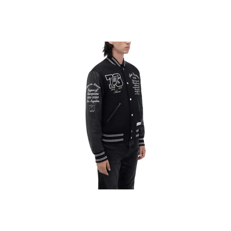 AMIRI Oversized Eagle Varsity Jacket-3