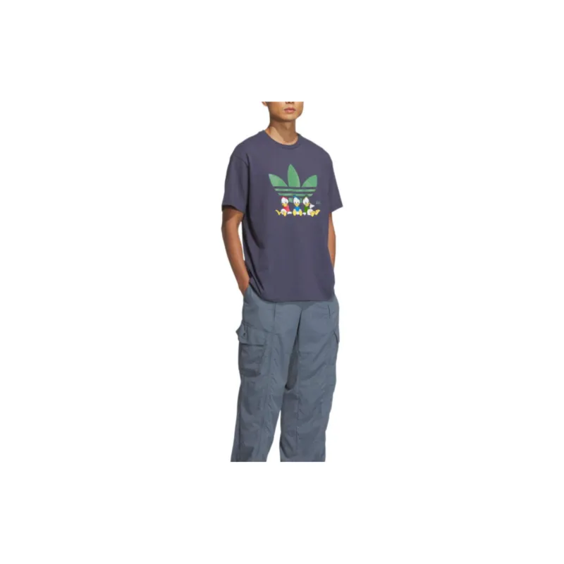 Adidas Originals x Disney T Shirt Unisex Dark Navy Blue-1
