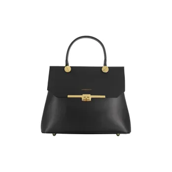 Le Parmentier Calfskin Handbag Regular Women's Black