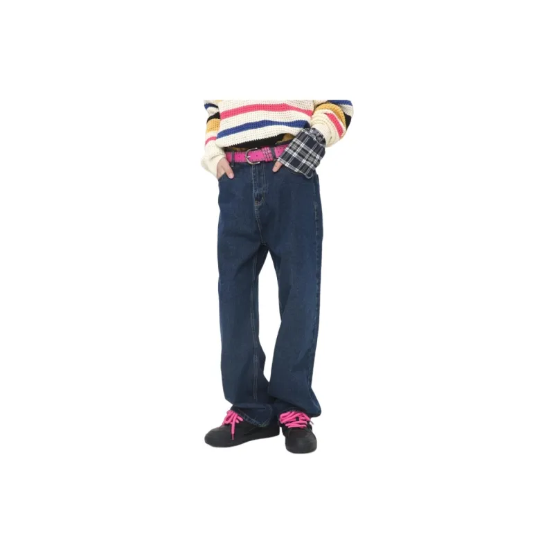 Voguo Relay Jeans Unisex Dark Blue-4