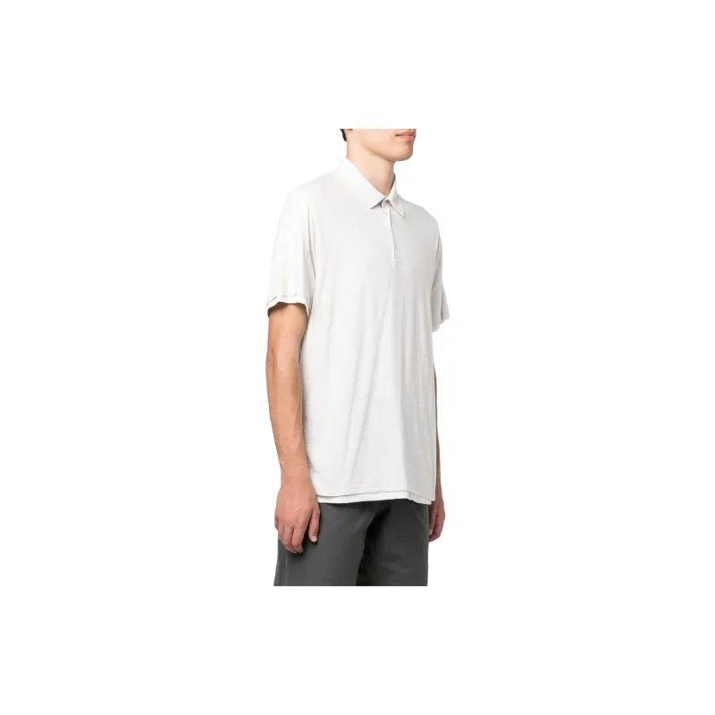 VINCE Stripe-print Cotton Polo Shirt-3