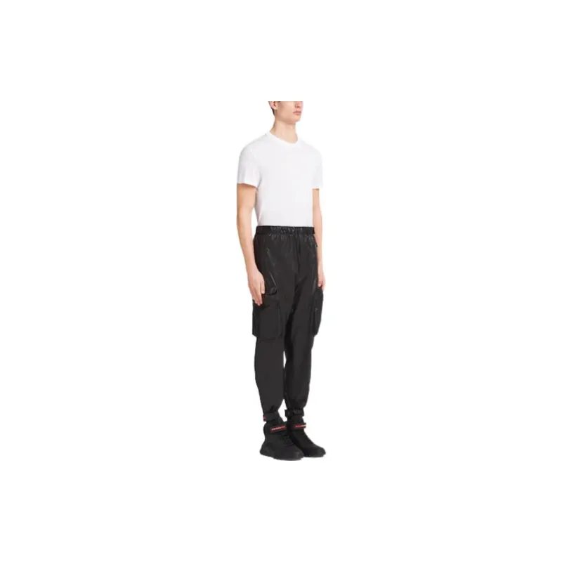 PRADA Cargo Pants Men Black-1