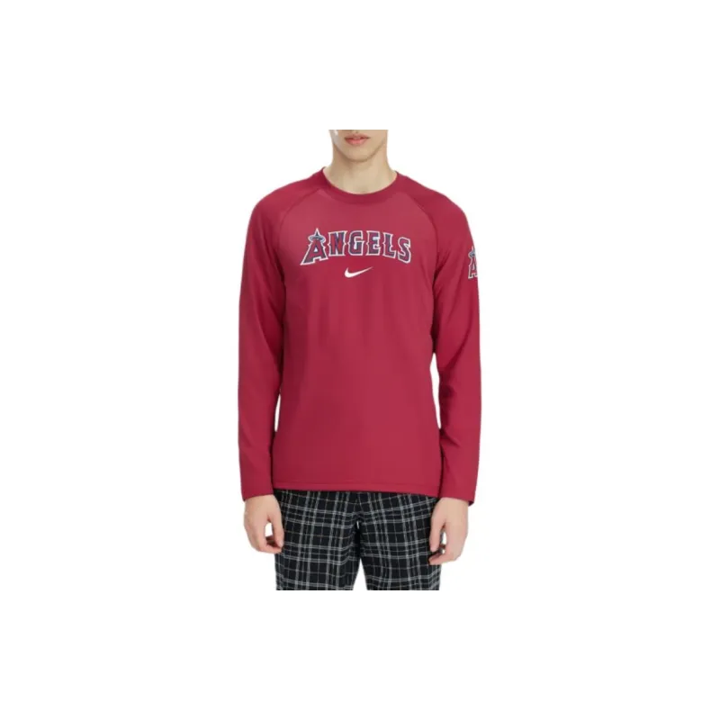 Nike Los Angeles Angels Authentic Collection Game Time Men's Nike Dri FIT Mlb Long Sleeve T Shirt-2