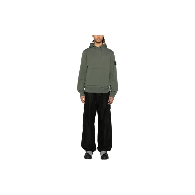 STONE ISLAND Compass Patch Drawstring Hoodie-1