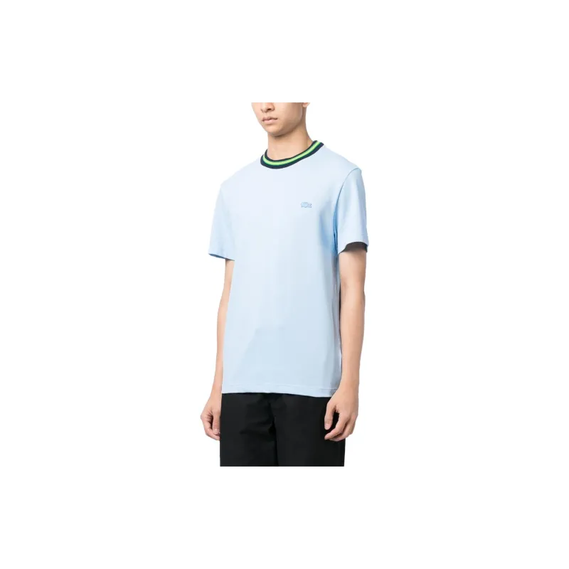 LACOSTE Logo-embroidered Piqué T-shirt-2