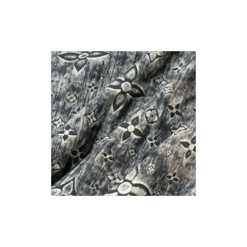 LOUIS VUITTON New Quarterly Products Of LV Denim Jacket Men's Gray-1