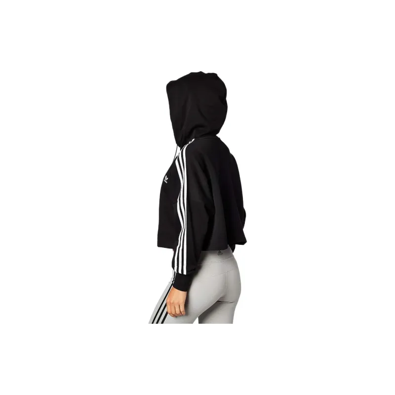 Adidas Originals Adicolor 3 Stripes Short Hoodie-1