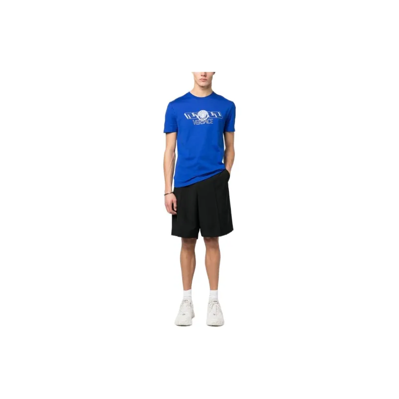 VERSACE SS23 T Shirt Men's Cobalt Blue-2
