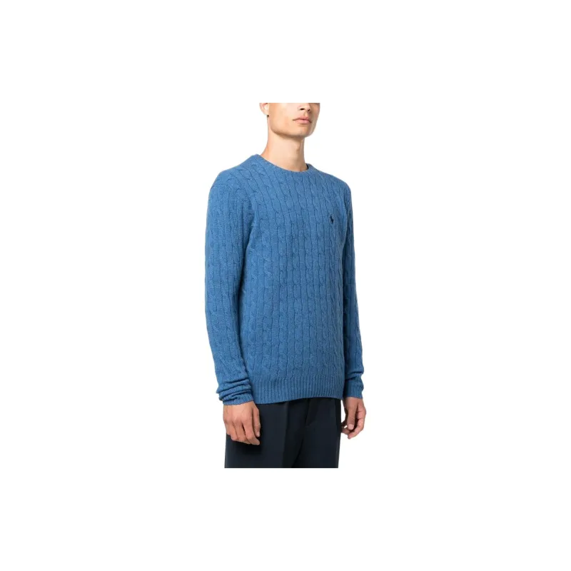Polo Ralph Lauren Pony Embroidered Cable Knit Jumper-3