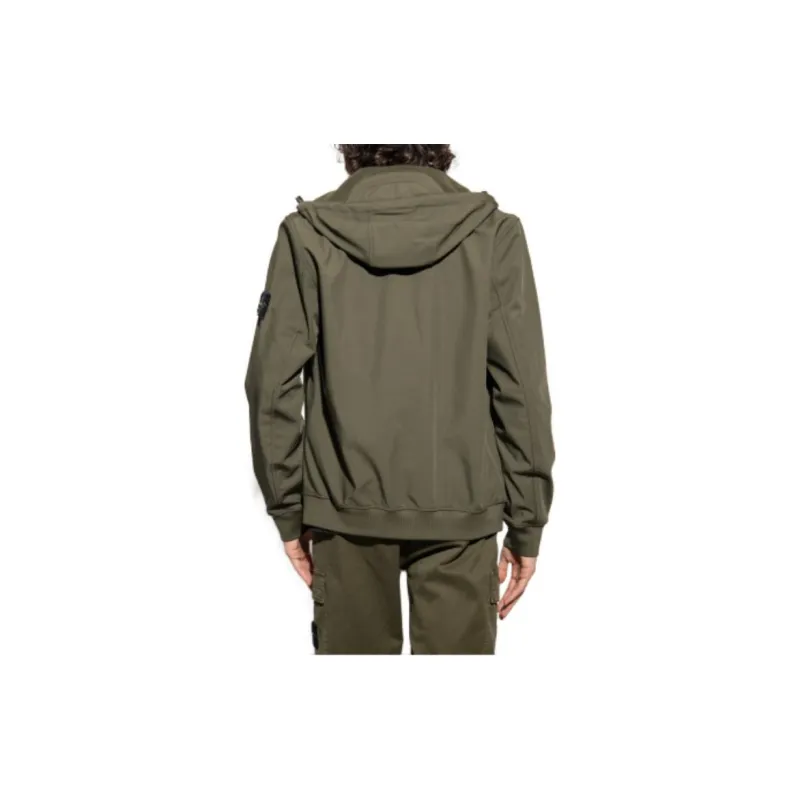 STONE ISLAND Zip Up Drawstring Jacket-3