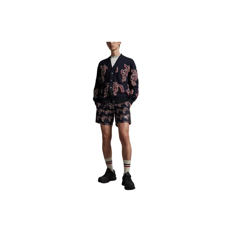 Moncler SS24 CNY Casual Shorts Men Blue-1