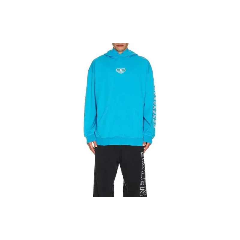 Balenciaga Sweatshirt Men's Blue-2