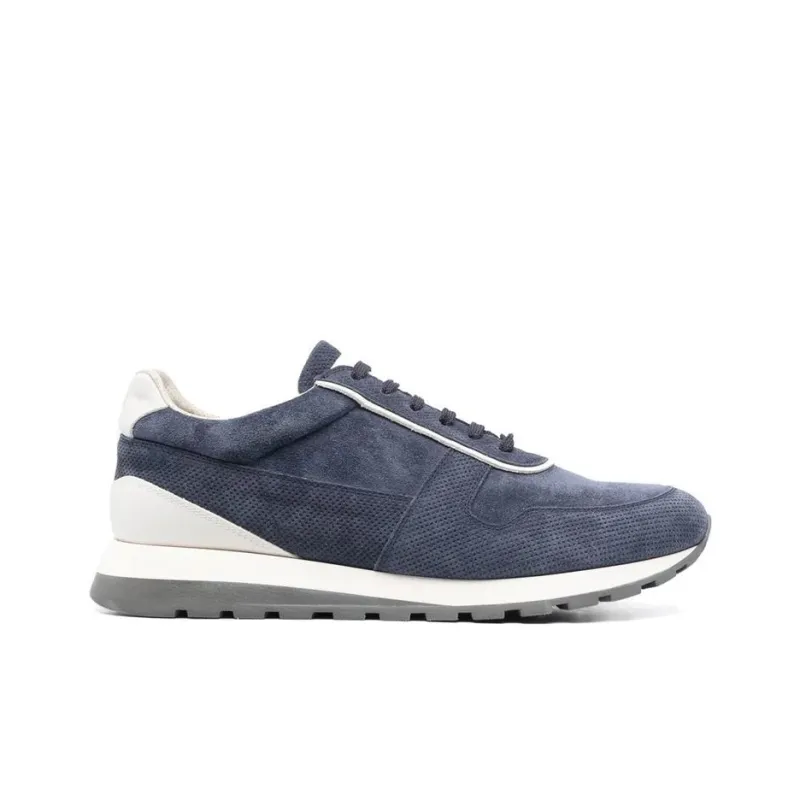 Brunello Cucinelli Slip Resistant Thermal Sports Casual Shoes Men's Blue-1