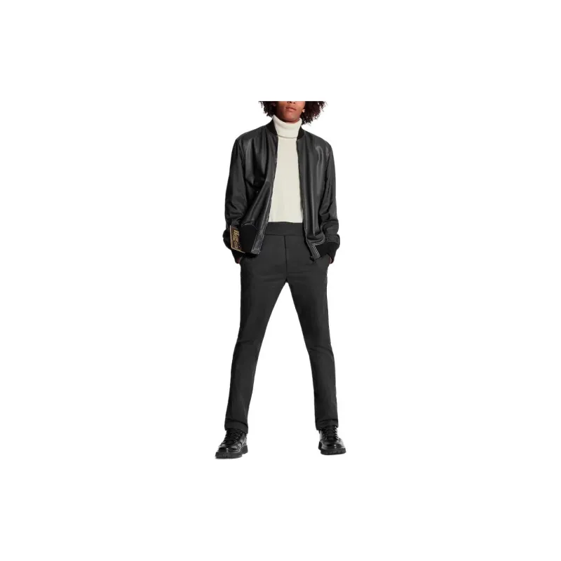 LOUIS VUITTON Reversible Leather Nylon Jacket-1