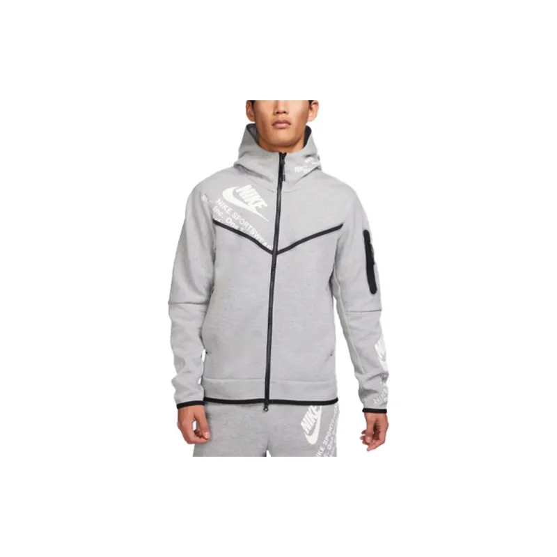 Nike Sweatshirts Men Gray-4