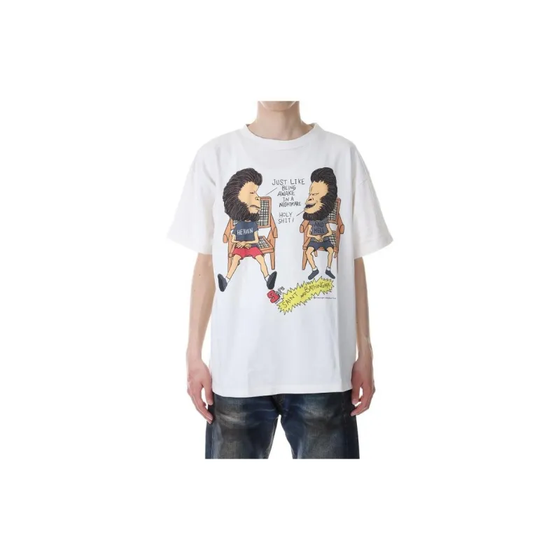 Bape X SAINT Mxxxxxx Heaven And Hell Tee-2