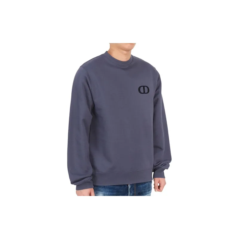 DIOR Sweatshirt Men's Purple Blue-4