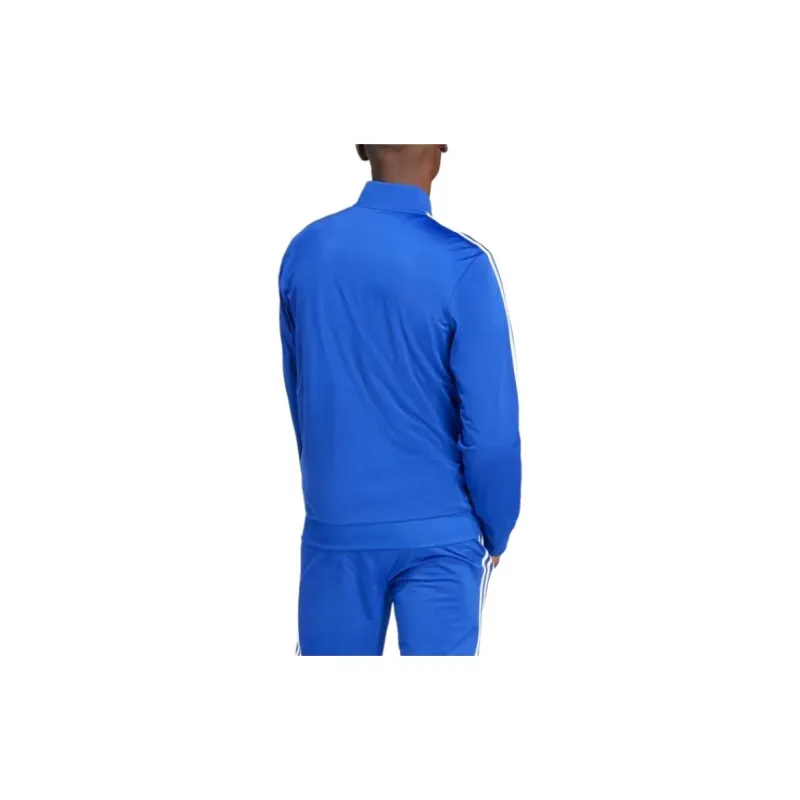 Adidas Essentials Warm-Up 3-Stripes Track Jacket Stand Collar Jackets Men's Blue-2