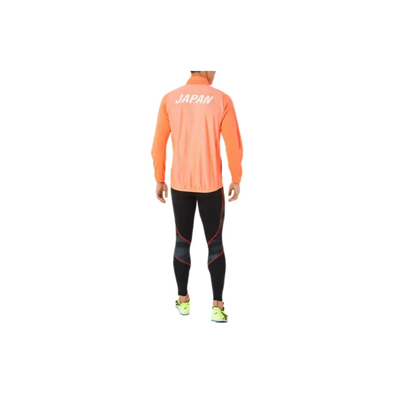 Asics National Team Authentic ACTIBREEZE Jackets Coats Men's Orange-5