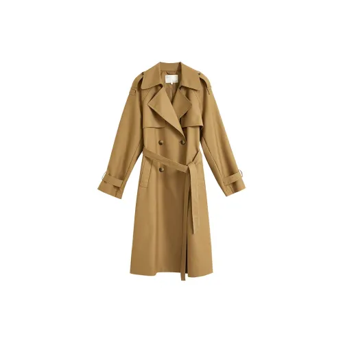 Inman Trench Coats Women's Dark Khaki