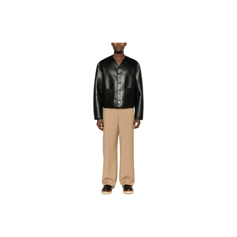 NANUSHKA Faux leather Bomber Jacket-1