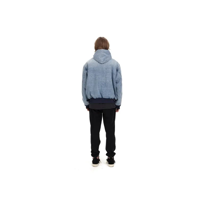 False Perception Jacket Unisex Washed Blue-3
