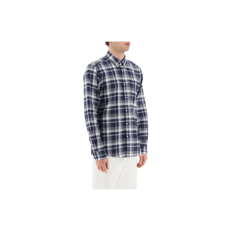 BARBOUR Checked Long Sleeved Buttoned Shirt-1