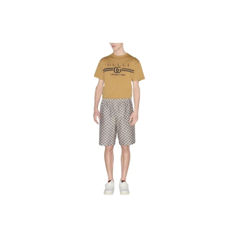 GUCCI T Shirt Men's Light Brown-1
