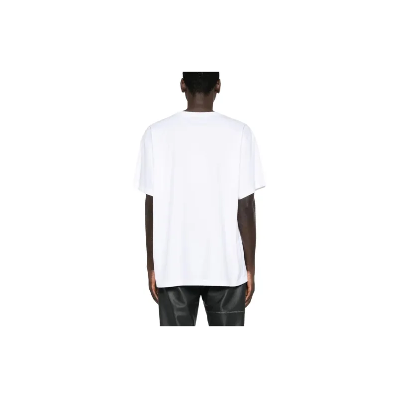 MM6 Maison Margiela Logo Patch Crewneck T Shirt-2