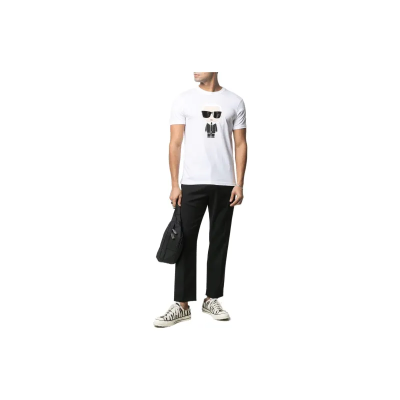 KARL LAGERFELD K/Ikonic Organic Cotton T-shirt-1
