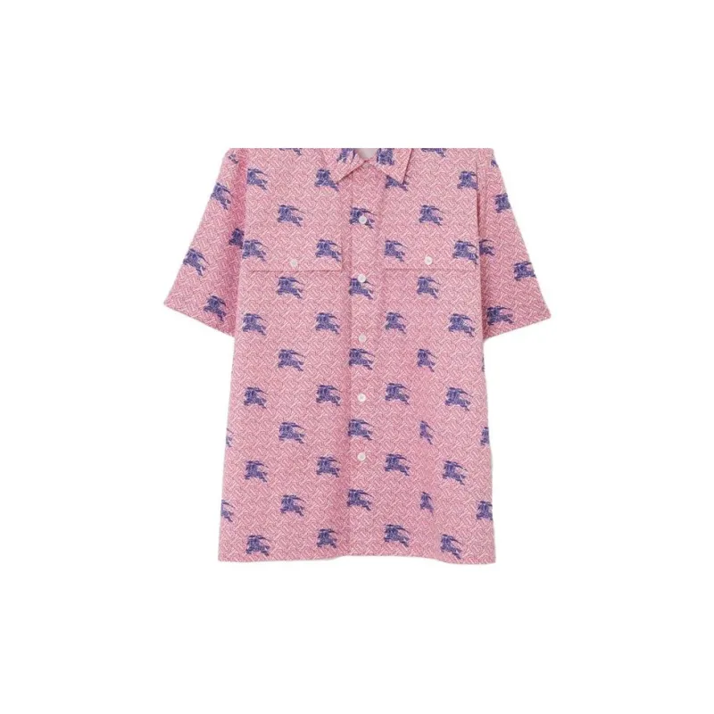 Burberry Ekd TB Monogram Cotton Shirt-4