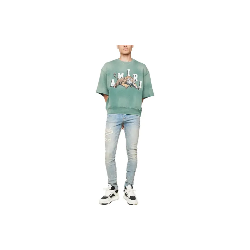 AMIRI T-Shirts Men Green-2