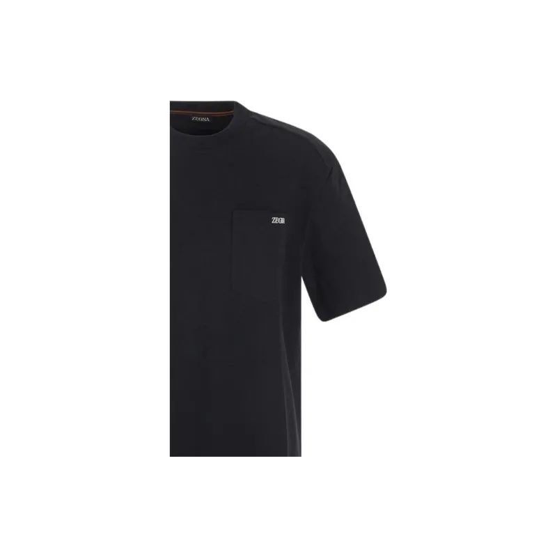 Ermenegildo Zegna T Shirts Men Black-5