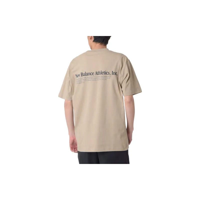 New Balance T Shirt Men's Khaki-3