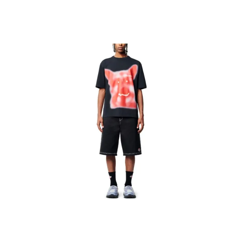 HERON PRESTON Beware Of Dog Crewneck T Shirt-2