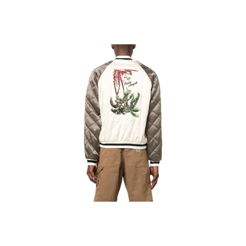 PALM ANGELS Upsidedown Palm Sukajan Jacket-2
