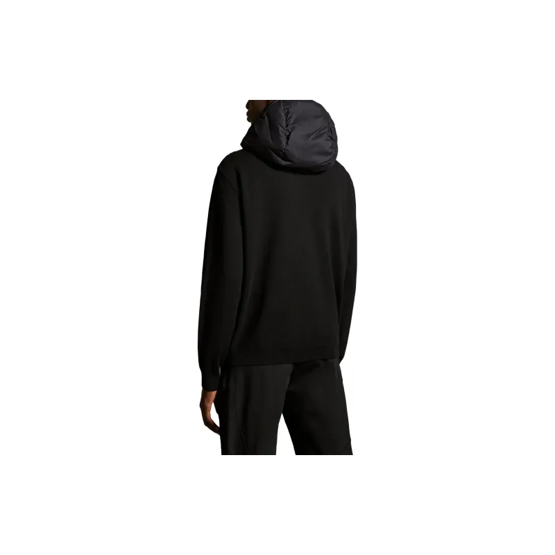 Moncler Padded front Logo plaque Cotton Jacket-2