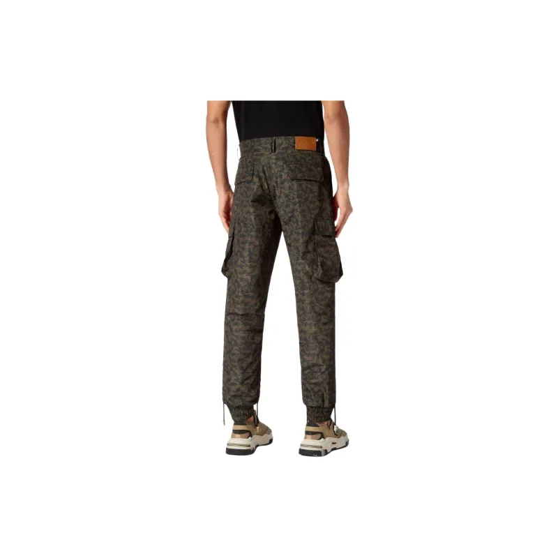 PHILIPP PLEIN Camouflage Cargo Trousers-2