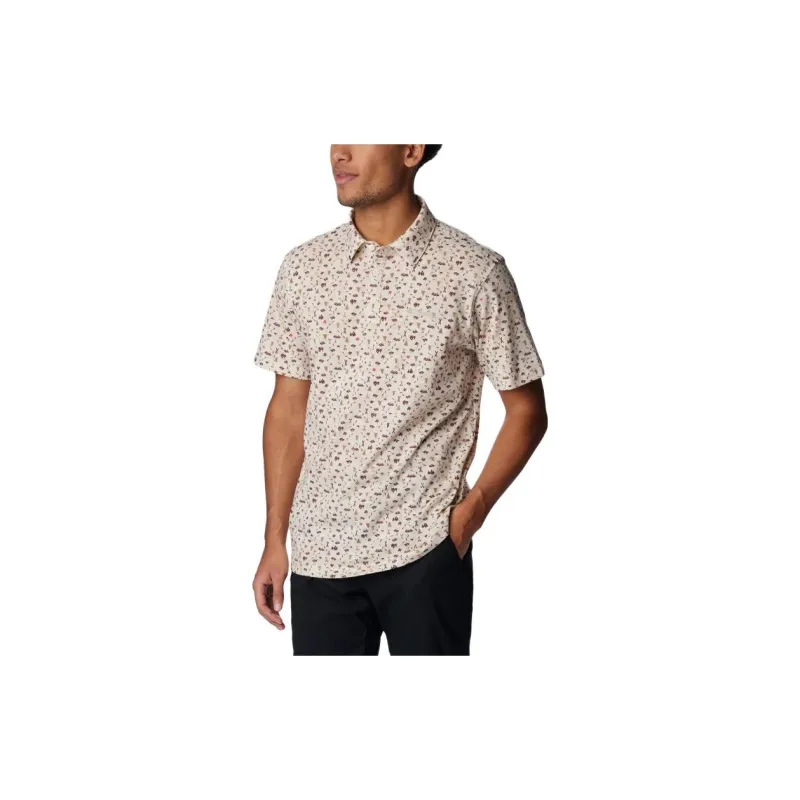 Columbia Polo Shirts Men Light Linen-2