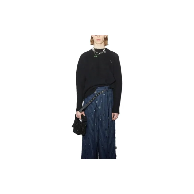 Acne Studios Logo embroidered Wool Jumper-2