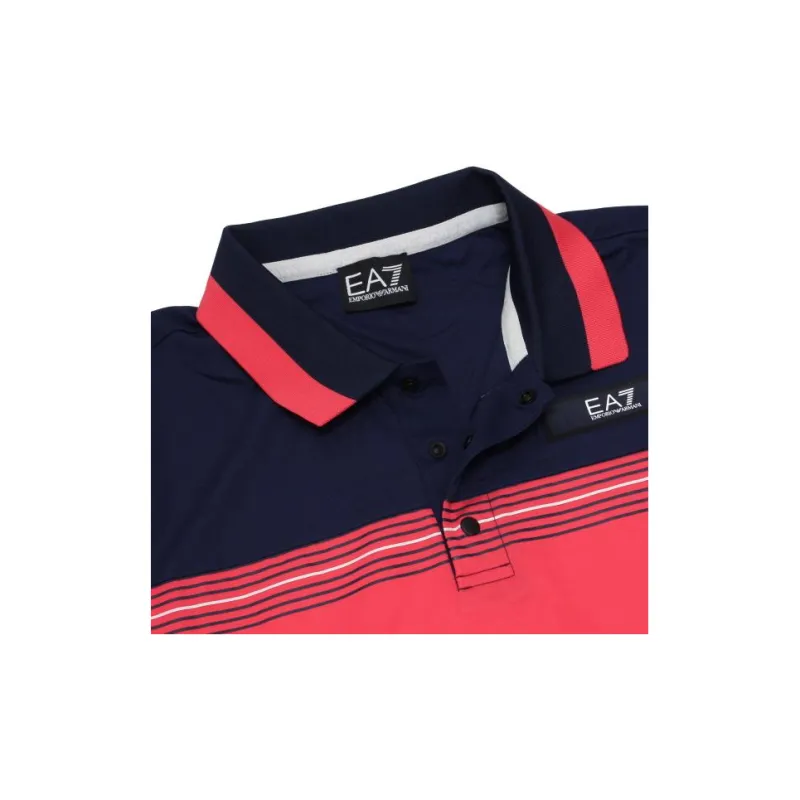 EMPORIO ARMANI EA7 Polo Shirt Men's Red-6