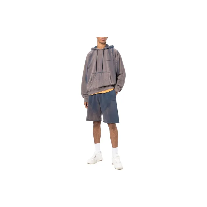 OFF WHITE Diag Tab Vintage Skate Sweatshorts-3