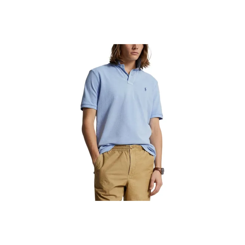 Polo Ralph Lauren SS24 Polo Shirt Men's Light Blue-2
