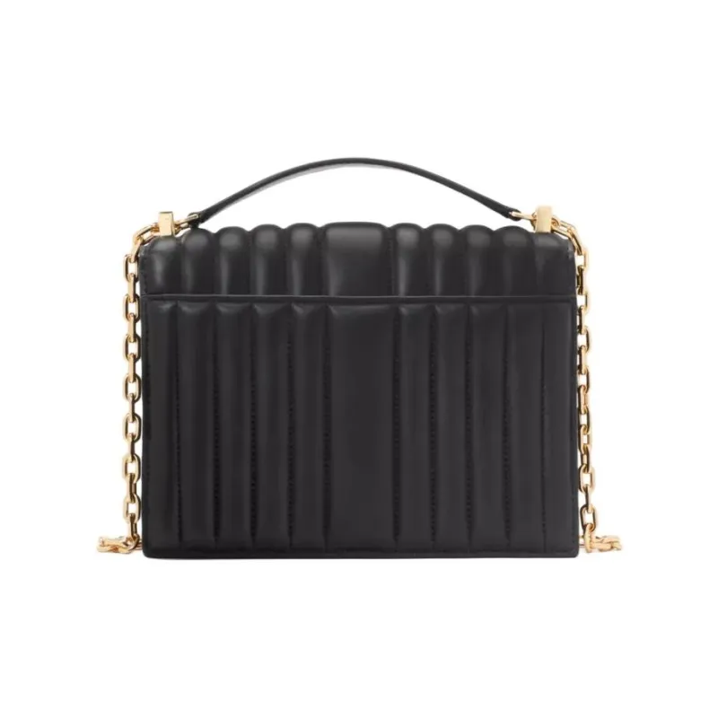 Kate Spade Cow Leather Shoulder Bag Crossbody Bag Handbag Women's Black-2